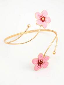 6pcs/Set Minimalist Metal Arm Cuff Bracelet, Adjustable Armlet, Suitable For Daily Wear, Street Style And Vacation - Multicolor - View 4