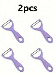 2/3件套不锈钢果蔬削皮器 - 多功能厨房必备，适用于土豆、苹果、黄瓜及所有新鲜农产品 - 彩色 - 查看 13