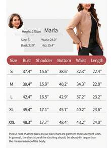 Giolshon Women Faux Leather Motorcycle Jacket - Asymmetric Zipper, Stand Collar, Suitable For Urban Streetwear And Commuting Style, Spring - Khaki - View 6