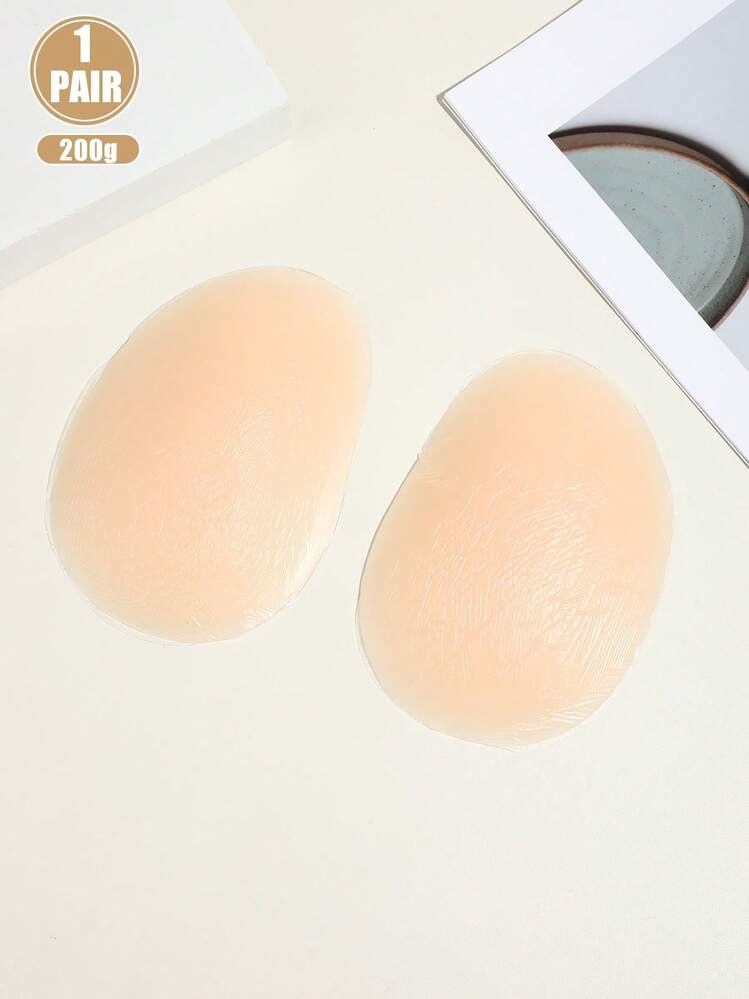 1 Pair 3D Transparent Silicone Buttock Pads And Buttock Enhancement Pads, Seamless Bionic Self-Adhesive Buttock Filler, Silicone Fake Buttocks, Body Filler, Suitable For Real Transforming Lingerie Padding, Leg And Calf Shaping Stickers To Prevent Deformation, Suitable For Buttock Dresses And Tight Pants - Multicolor - View 10