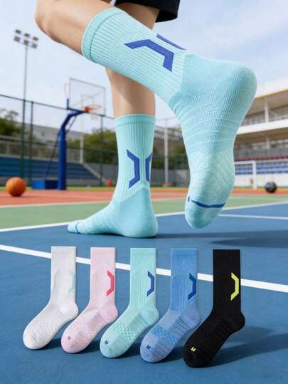 4 双男女高性能运动船袜 - 吸湿排汗，缓冲支撑，适合跑步、训练和各种球类运动。
