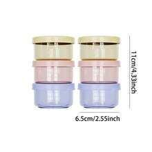Set Of 6 PP Baby Food Containers With Lids - Aesthetic Containers For Storage, Cooking And Preservation, Sauce Container, Perfect For Baby Food DBGW - 1 - View 6