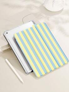 Striped Pattern Protective Case, Compatible With IPad 10.2 Inch 2021/2020 9th/8th Generation, Compatible With Samsung Galaxy Tab A8 10.5 Inch 2022, Tablet Protective Cover With Pencil Holder, Supports Auto Sleep/Wake Cover, Birthday Gift - Multicolor - View 6