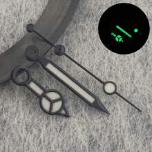 High-Quality NH35 Clock Hands, Rose Gold Plated Clock Hands For NH35/NH36/4R/7S Movement Watches, JBB1 Green/Blue Luminous Pointers - 24 - 查看 12