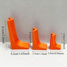 3件套钻孔导轨 | 垂直方形定位工具，带V形定位装置 | 比圆形导轨更耐磨，塑料材质，无需电池 - A - 查看 7
