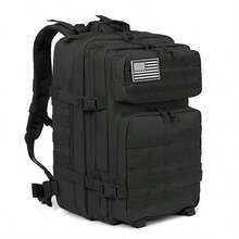 SEYATULLH 45升战术背包，军用背包，户外徒步露营背包，带水壶袋 - 彩色 - 查看 27