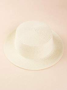 1顶男女通用平顶圆帽，适合春、夏、秋季佩戴 - 1PC - 查看 4