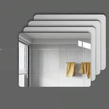 1件装 - 浴室镜 - 亚克力现代浴室镜 - 橱柜自粘镜 - 梳妆镜 - 房间装饰镜 - 无框高清防刮镜 - 自粘式 - 带保护膜，保护镜面 - 鏡子 - 查看 11