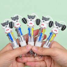 36pcs Cute Hamster 0.7mm 4-Color Ballpoint Pens, Mini Stationery Pens For Writing, Adorable School/Office Supplies, Gifts, Writing Tools, Holiday Gifts, Novelty Stationery, Teacher Gifts, Party Favors, Back To School - Multicolor - View 2