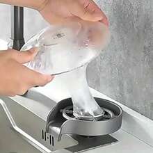 水槽玻璃杯冲洗器，带配件的自动杯子冲洗器，水龙头玻璃杯冲洗器，厨房水槽快速洗杯器，自动冲洗装置，婴儿奶瓶快速冲洗器，吧台玻璃杯冲洗器 - 彩色 - 查看 5