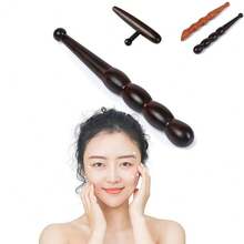 Gua Sha Point Massage Tools, Handheld Wooden Sandalwood Foot Massager, New Muscle Relaxation Stress Relief Acupressure Pen Body Massage - Multicolor - View 2