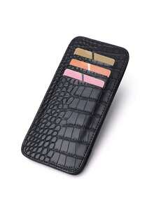 1个PU皮革鳄鱼纹钱包身份证银行信用卡夹保护功能小包男士钱包 - 彩色 - 查看 5