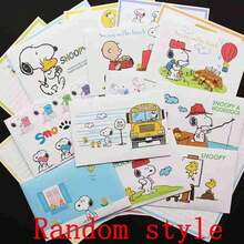 SNOOPY 1set/10pcs 2026 New Colorful Letter Paper & Envelope Set Features Cute And Classic Cartoon Designs, Bringing You A Fresh And Aesthetic Writing Experience. This Lovely Stationery Set Includes Delicate Letter Paper And Matching Envelopes, Perfect For Handwritten Letters, Festival Greetings, Birthday Wishes - Multicolor - View 9