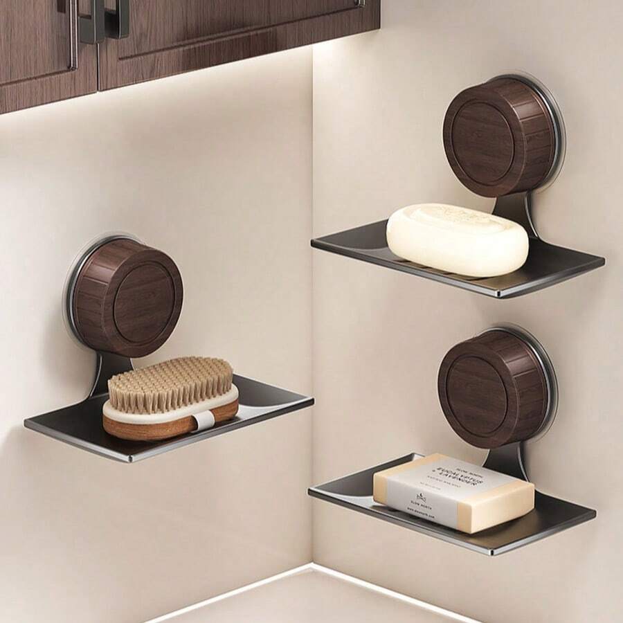 1 khay đựng xà phòng - Giá đỡ xà phòng treo tường, khay đựng xà phòng không cần khoan - giá để xà phòng - Xem 1