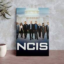 1pc Framed NCIS TV Show Movie Poster Canvas Wall Art - Durable Canvas Print With Pre-Drilled Holes, Ready To G, Vibranolors & High-Quality Print For Living Room, Bedroom, Office Decor - Perfect Gift For Fans, Tv Wall Decor, Bedroom Artwork, Modern Aesthetic, Sk Frame Design, Home Decoration, Contemporary Artwork, Premium Artwork, Collectors Item - 有框架 - 查看 7