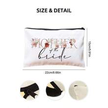 2件套，新娘和新郎母亲化妆包 - 送给妈妈和婆婆的完美婚礼和订婚礼物 - 多色 - 查看 6