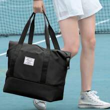 Weekender Bags For Women, Travel Bag Carry On Gym Bag, Travel Duffle Bag With Wet Dry Pocket/Front Phone Pocket/Trolley Sleeve Pocket, - Multicolor - View 7