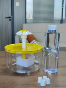 1500ml/50.72oz Floral Design Automatic Cat Water Fountain With Circulation Filter, USB Powered (Adapter Not Included), Suitable For Cats And Small Dogs - Multicolor - View 9