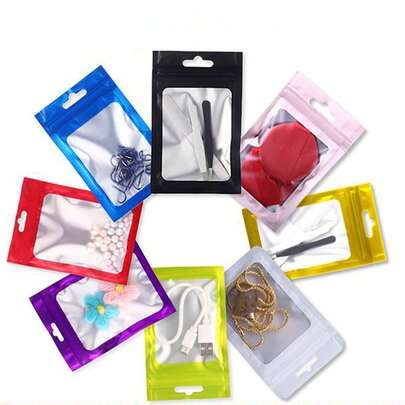 20pcs/50pcs Matte Transparent Resealable Bags, (15cm/5.9in X 10.5cm/4.13in), Reusable Sealing Bags, Nail Art Storage Pouches, Suitable For: Cards, Jewelry, Decorations, Office Supplies, Ideal For: Wedding, Party Favors, Daily Use, Mother's Day