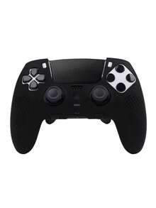 1 Set Silicone Protective Cover + 10pcs Joystick Caps For 5 Elite Controller, Anti-Slip Textured Design To Prevent Scratches, Sweat And Dust, Enhance Gaming Experience - View 2