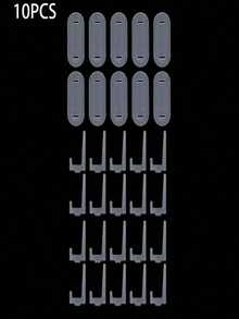 10PCS Acrylic Transparent Stand - Multi-Purpose Display Stand, Business Card Holder & Badge Display Stand - A - View 8