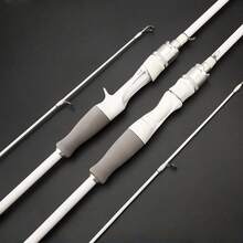 White Lure Fishing Rod ML Power, Straight Handle, Baitcast Rod, Slip Casting Rod, Telescopic Fishing Rod - White - View 4