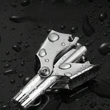 Máy tỉa lông mũi bằng thép không gỉ, máy tỉa lông chính xác cầm tay dành cho nam giới, thiết kế lưỡi xoay không gây đau, máy tỉa lông mũi và tai cầm tay, máy tỉa lông mũi nhọn bằng thép không gỉ. - Xem 8