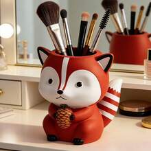 INS Cute Cartoon Creative Makeup Brush Holder/Storage Cup - Multicolor - View 2