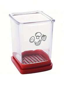 Dụng cụ cắt trái cây dạng cốc - 1 chiếc - Dùng để cắt phô mai, cắt trứng và dâu tây bằng thép không gỉ, cắt rau củ và chuối nhanh chóng, cắt đều, trình bày đẹp mắt, dụng cụ nhà bếp sáng tạo. - Nhiều màu - Xem 2