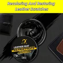 50g Leather Seat Repair Paste, Color Restoration Paste, Suitable For Shoes, Bags, Sofas And Furniture. Available In Black, Brown And White. - Multicolor - View 5
