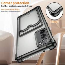 1个电镀TPU材质卡套，带横版照片图案，适用于安卓手机，防摔，可装银行卡、身份证、交通卡、信用卡，国际版，非国内版 - 黑色 - 查看 3