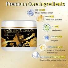 YCHZ亮白霜 | 烟酰胺、维生素C、透明质酸、维生素E、甘油 | 保湿、香氛、蜂毒紧致霜，适合所有肤质，淡化老年斑、淡化黑斑、淡化细纹，均匀肤色，干性肌肤护理 - 60克 - 60g - 查看 4