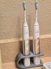 1pc Toothbrush Holder Stand, Suitable For Daily Home Use - Multicolor - View 2