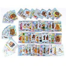 25 unidades de cards aleatórios da série Capivara, cards brilhantes e fofos de golfinhos, tema anime, 5 unidades por pacote, incluindo edição de colecionador, ideal para colecionadores de cards, lembrancinhas de festa, embalagem aleatória, perfeito para exibir em coleções, ótimo presente para fãs de capivaras (vários estilos) - Multicolorido - Ver 6
