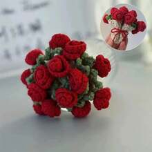 Bouquet Coasters Handmade Woven Placemats Crochet Coasters Table Decorations And Accessories Home Decoration - S4 - Xem 4