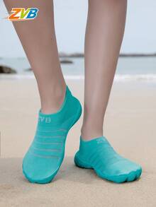 Zapatos de agua para parejas ZVB, adecuados para entusiastas de la descalcez, zapatos de playa de suela blanda para mujeres para nadar, bucear, sandalias de verano de secado rápido para exteriores, zapatos de agua para pesca, zapatos transpirables para vadear - azul - Ver 6