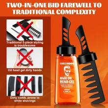 男士发蜡 - 打造迷你油腻发型，蓬松后背发型。保湿持久。梳理后易于造型。易于清洗。持久定型，速干，轻盈不油腻。适用于所有发质和发型。 - 男士髮蠟頭梳 - 查看 5