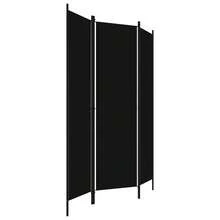 Biombo divisor de 3 paneles negro 150x180 cm multifuncional y gran capacidad ahorra espacio y fácil de limpiar estable y estético ideal para sala de estar comedor y dormitorio - Unitalla - Ver 3