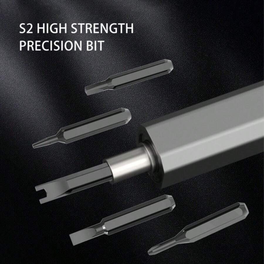 Screwdriver, Small, Easy To Touch, Household Disassembly And Repair Tool, Precision Repair Mini - B-Black - View 1