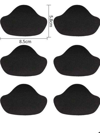 6pcs Heel Stickers Sneakers Anti Abrasion Stickers Repair Subsidized Shoes Lining Mesh Heel Wear Hole Repair Self-Adhesive Repair Stickers