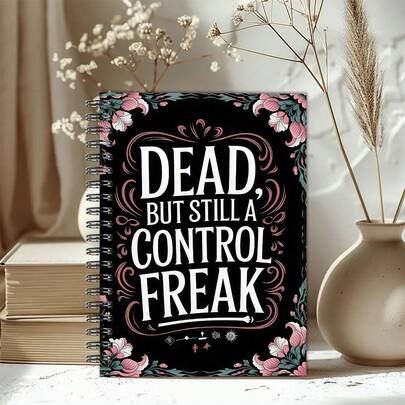 دفتر تخطيط شامل للحياة بطريقة مرحة مقاس A5، لتنظيم الشؤون والأصول الشخصية، مناسب للمنزل والمكتب وهدايا عيد الميلاد