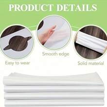 20/40/60/80/100 Pcs Individually Packaged Disposable Adult Plastic Bibs, 14 X 24 Inches, Waterproof For Elderly - Multicolor - View 6