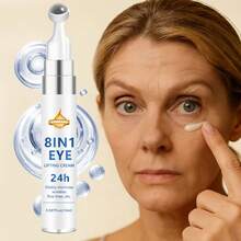 SUMIFANG 八效合一眼霜，紧致眼周肌肤，改善黑眼圈和眼袋，保湿修护，减少日间干燥和夜间细纹，配有金属按摩头，促进眼周血液循环和吸收，缓解眼部疲劳。15毫升 - Collagen - 查看 8