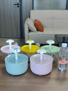 1500ml/50.72oz Floral Design Automatic Cat Water Fountain With Circulation Filter, USB Powered (Adapter Not Included), Suitable For Cats And Small Dogs - Multicolor - View 10