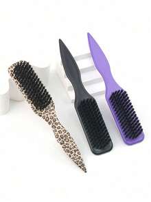 1pc Unisex Retro Fluffy Hair Comb, Beard Comb, Smooth Ponytail & Bun Shaper, Detangling For Frizzy Hair, Wide Teeth Backcombing & Sectioning Styling Comb - A - View 5