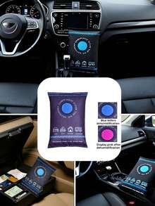 1/2pcs Reusable Silicone Car Dehumidifier Bag - Ideal For Absorbing Moisture, Preventing Dampness, Humidity And Condensation In Vehicle Interior Or Home, Dehumidifier For Home, Spring Summer Picks, Brides Maid Gifts, Room, Bedroom Decor, Beach, Travel, For Men, For Women, Vacation, Women's Day, Travel Essentials, Wedding Favors, Y2k, Bedroom, Car Accessories Women, Kitchen Decor, Cute Stuff - A - View 10