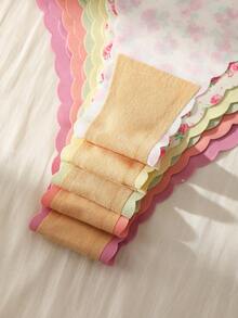 5pcs Women Briefs Seamless Comfortable Soft Fabric Sexy Triangle Panties - Multicolor - View 7