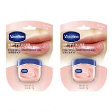 Vaseline 2 Stücke klassischer feuchtigkeitsspendender Lippenbalsam, saftiger Pfirsichgeschmack (Heritage Serie), 7g - Babypink - Übersicht 7