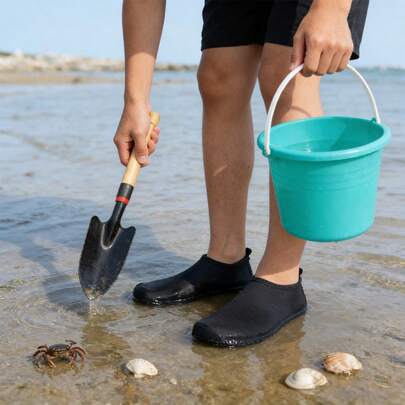 1双潜水袜、瑜伽袜、地板袜、浮潜袜、沙滩袜，防割、防滑、速干、赤脚、亲肤
