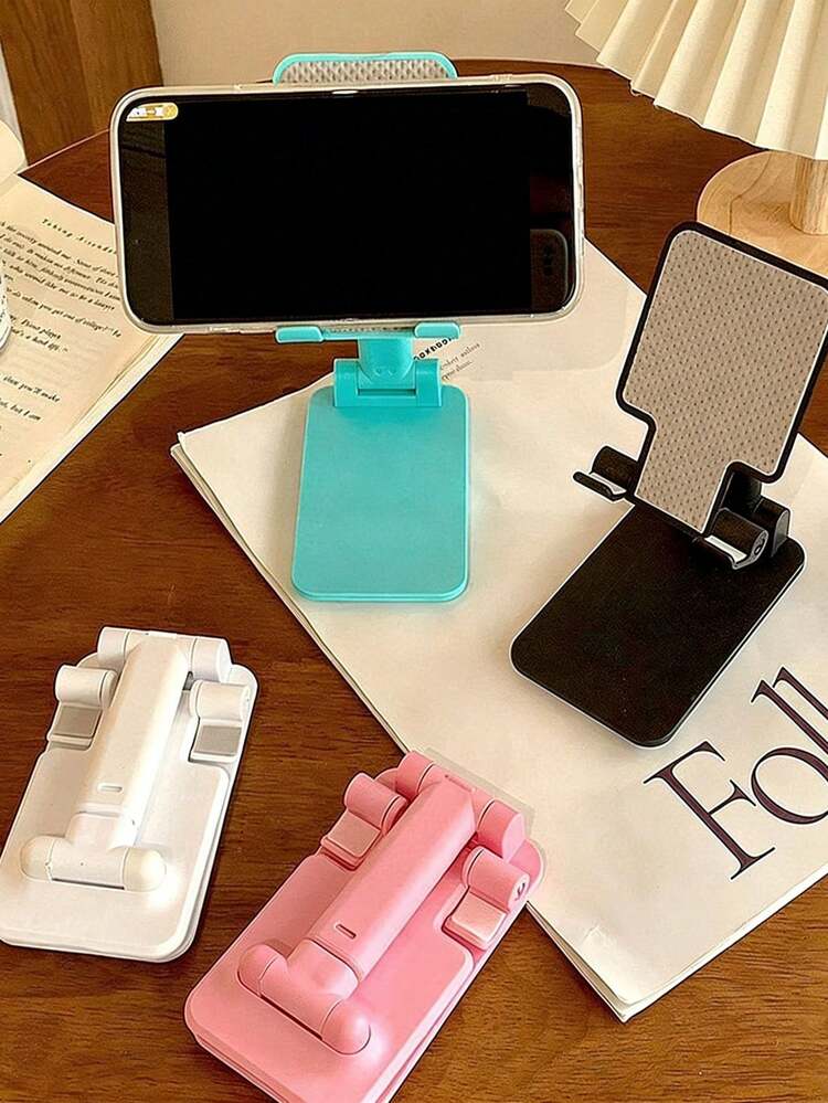 1 pieza Soporte plegable para teléfono de escritorio, soporte para teléfono con altura y ángulo ajustables, base antideslizante, soporte universal para tableta, anillo de agarre adhesivo Octobuddy, accesorios multifuncionales para teléfono; adecuado para todos los teléfonos inteligentes, aplicable a escritorio, dormitorio, sala de estar, baño, cocina, oficina, dormitorio, viajes, escenarios al aire libre - Talla única - Añade 9